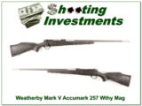 Weatherby Mark V Accumark 257 Wthy Mag Exc Cond - 1 of 4