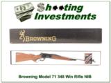 Browning Model 71 348 Win 24in rifle NIB! - 1 of 4