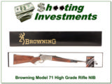 Browning Model 71 348 Win 24in rifle HIGH GRADE NIB! - 1 of 4
