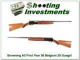 Browning A5 1958 Belgium 20 Gauge FIRST YEAR VR as NEW! - 1 of 4