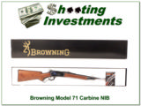 Browning Model 71 348 Win 20in Carbine NIB! - 1 of 4