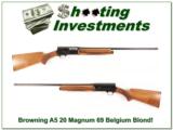 Browning A5 69 Belgium 20 Gauge Blond! - 1 of 4