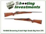  Browning A-bolt Big Horn 270 - 1 of 4