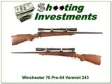  Winchester Pre-64 Varmint HB in 243 with period scope - 1 of 4