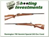  Remington 700 Varmint Special 243 Heavy Barrel - 1 of 4