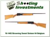 Browning A5 Sweet Sixteen 64 Belgium BLOND 26in IC! - 1 of 4
