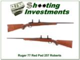 Ruger 77 older Red Pad 257 Roberts! - 1 of 4