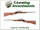 Ruger No.1 Red Pad 300 Weatherby Magnum as new! - 1 of 4