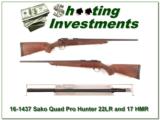 Sako Quad Hunter 2-barrel set 22LR and 17 HMR - 1 of 4