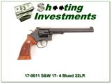 Smith & Wesson 17-4 22 LR 8 3/8 Exc Cond! - 1 of 4