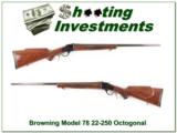 Browning Model 78 22-250 Octagonal barrel Exc Cond! - 1 of 4