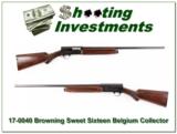 Browning A5 Sweet Sixteen 54 Belgium Collector! - 1 of 4