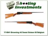 Browning A5 65 Belgium Sweet Sixteen Honey Blond! - 1 of 4