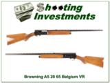 Browning A5 20 Gauge 65 Belgium Honey Blond VR! - 1 of 4