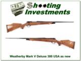 Weatherby Mark V Deluxe USA 300 Wthy Mag 26in - 1 of 4