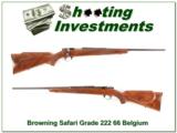 Browning Safari Grade 222 Remington XX Wood! - 1 of 4