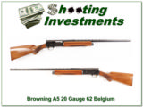 Browning A5 20 Gauge 62 Belgium Vent Rib! - 1 of 4