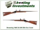 Browning 1885 in 22-250 28in Octagonal barrel Exc Cond! - 1 of 4