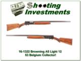 Browning A5 Light 12 early 53 Belgium collectors! - 1 of 4