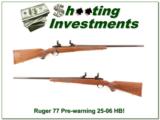 Ruger 77 25-06 Varmint Pre-Warning Red Pad! - 1 of 4
