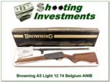 Browning A5 Light 12 74 Belgium ANIB! - 1 of 4