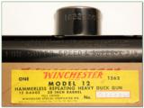 Winchester Model 12 1957 Heavy Duck in box with papers! - 4 of 4