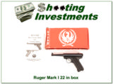 Ruger Mark I 22 LR 4.75in in box with papers!
- 1 of 4