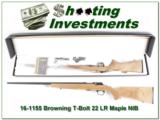 Browning T-bolt 22LR Limited Run Maple Stock ANIB - 1 of 4