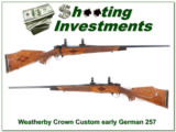 Weatherby Mark V Crown Custom German 257! - 1 of 4