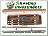 Browning A5 12 Gauge Belgium 4 barrels in factory case! - 1 of 4