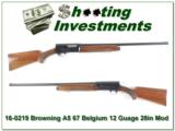 Browning A5 12 Gauge 67 Belgium 28in Mod - 1 of 4