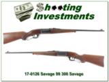 Savage 99 Exc Cond in 300 Savage - 1 of 4