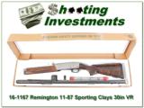 Remington 11-87 Sporting Clays in box XX Wood! - 1 of 4