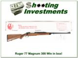 Ruger 77 Magnum 300 Win Exc Cond! - 1 of 4