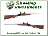 Browning 1885 Low Wall 223 XXX Wood! - 1 of 4