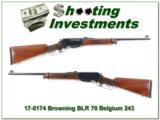 Browning BLR 70 Belgium 243 Exc Cond! - 1 of 4