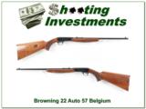 Browning 22 Auto 1957 Belgium Thumbwheel Exc! - 1 of 4