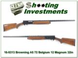 Browning A5 Magnum 12 72 Belgium 30in VR - 1 of 4