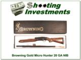 Browning Gold Micro Hunter 20 Ga ANIB - 1 of 4