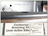 Browning Model 92 Centennial 44 mag NIB - 4 of 4