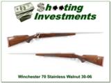 Winchester 70 Classic Stainless Walnut 30-06 made in 1986! - 1 of 4