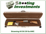 Browning A5 Ducks Unlimited 20 Gauge XX Wood NEW - 1 of 4