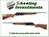 Browning BAR Safari 30-06 Exc Cond - 1 of 4