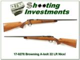 Browning A-bolt 22 LR very nice! - 1 of 4