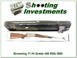 Browning Model 71 Rifle High Grade 348 Win new in box - 1 of 4