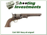 Colt 1851 Navy made in 1853 all original matching numbers! - 1 of 4