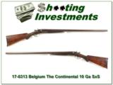 The Continental Belgium made 10 Gauge SxS Antique - 1 of 4