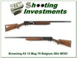 Browning A5 70 Belgium 12 Magnum rare 28in VR Mod! - 1 of 4