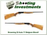 Browning 22 Auto 71 Belgium Blond! - 1 of 4