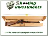 Pedersoli Springfield Trapdoor Carbine 45/70 Exc Cond - 1 of 4